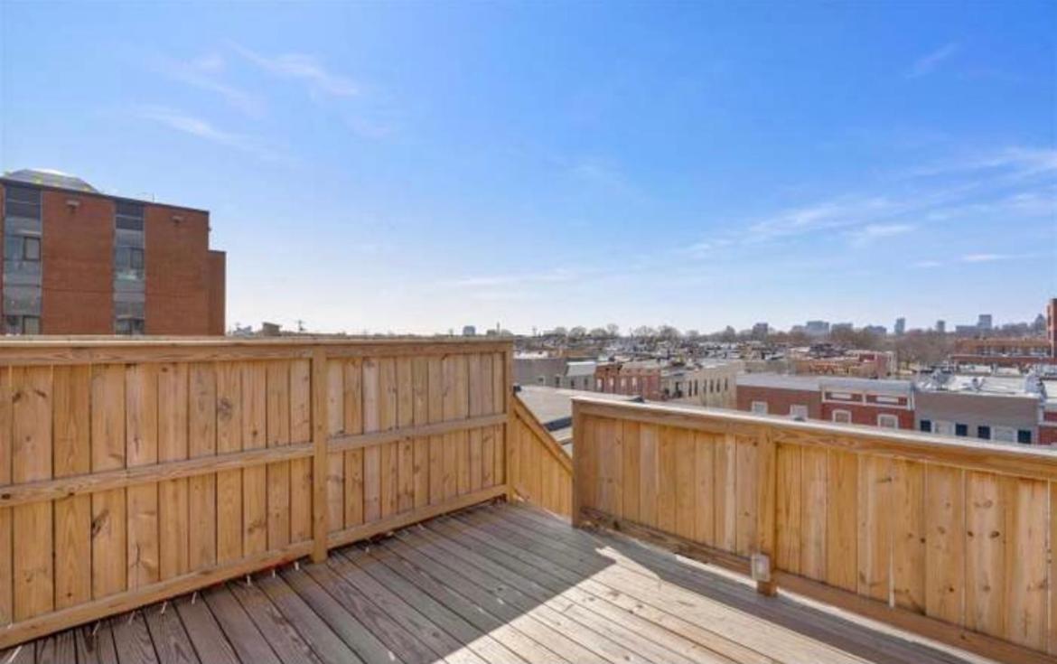 The Blue House! Modern+ Rooftop Deck+ Parking Baltimore Exterior foto